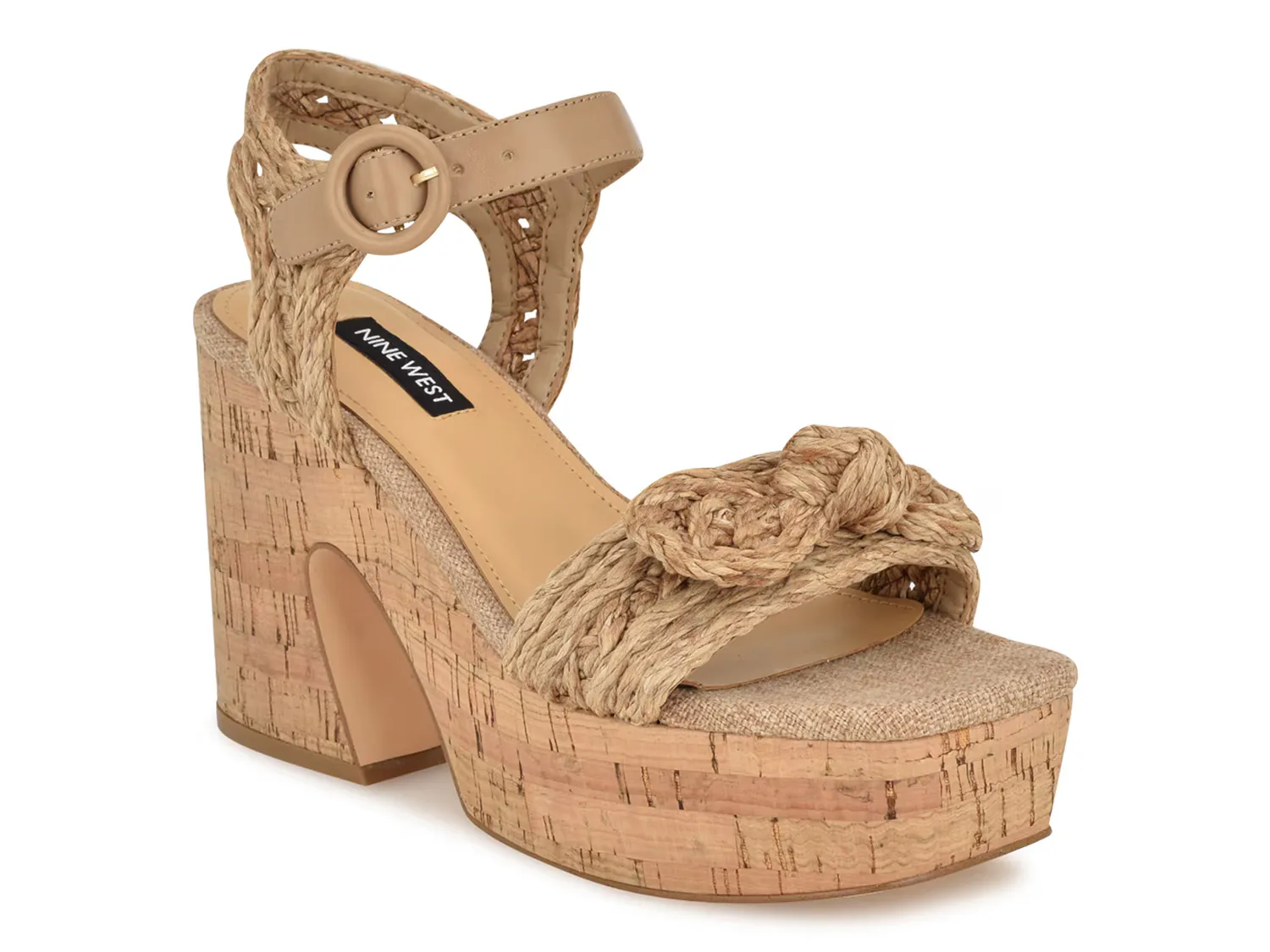 

Сандалии Comiele Platform Sandal Nine West, цвет darknatural