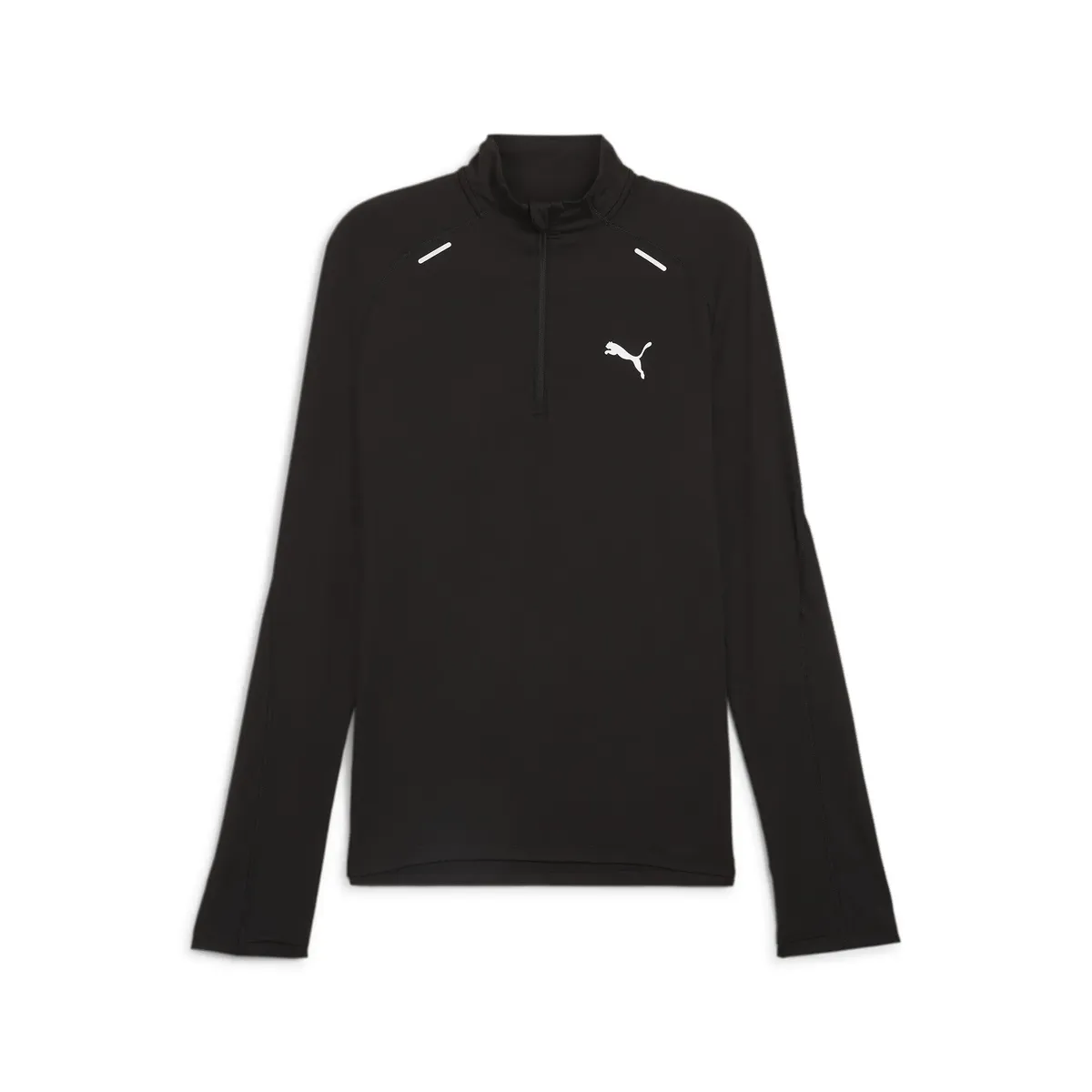 

Рубашка для бега PUMA "Топ PUMA RUN CLOUDSPUN с молнией длиной в четверть, мужская", черный