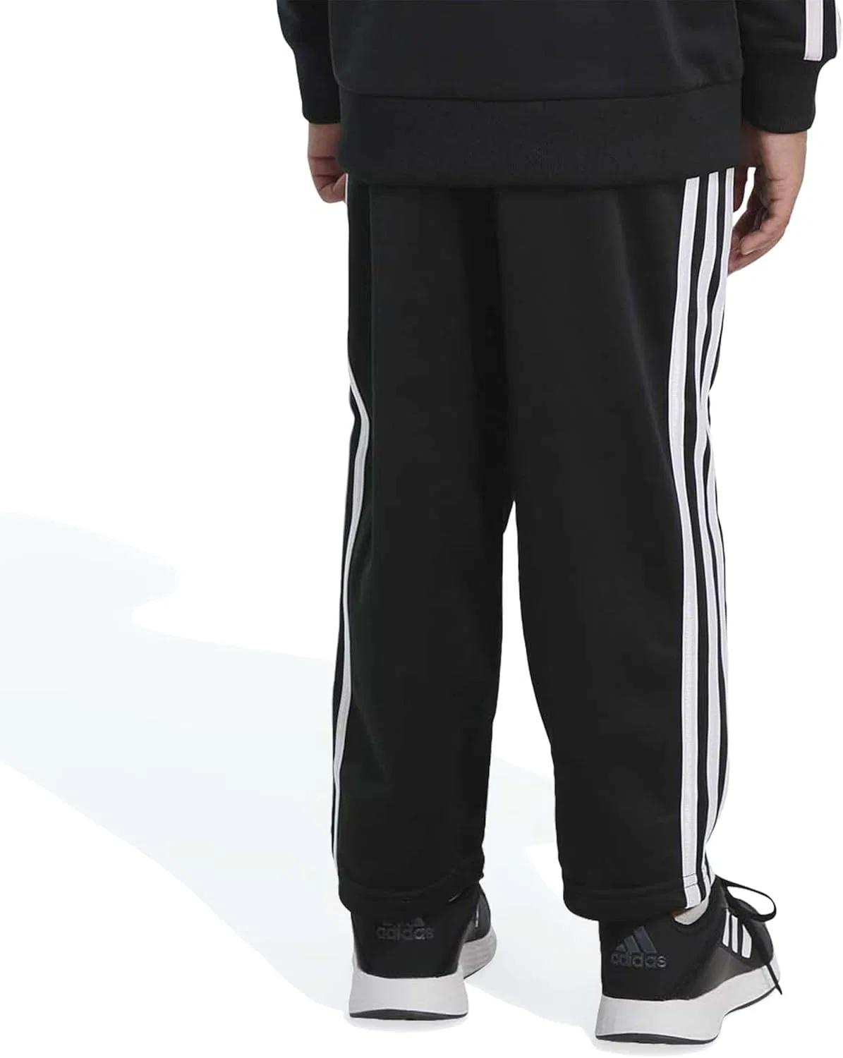 Спортивные брюки прямого кроя Adidas для малышей и мальчиков, Iconic Adi Black — фото 4