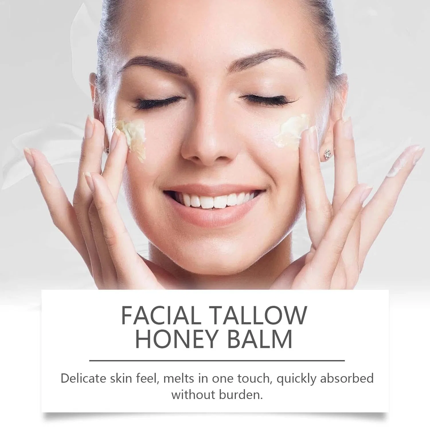 Бальзам для лица и тела «Beef Tallow Honey Balm» с говяжьим жиром и медом Generisch, 3 X 120 G — фото 3