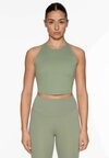 

Спортивный бюстгальтер для умеренных видов спорта COMFORTLUX STRAP TANK Oysho, светло-зеленый