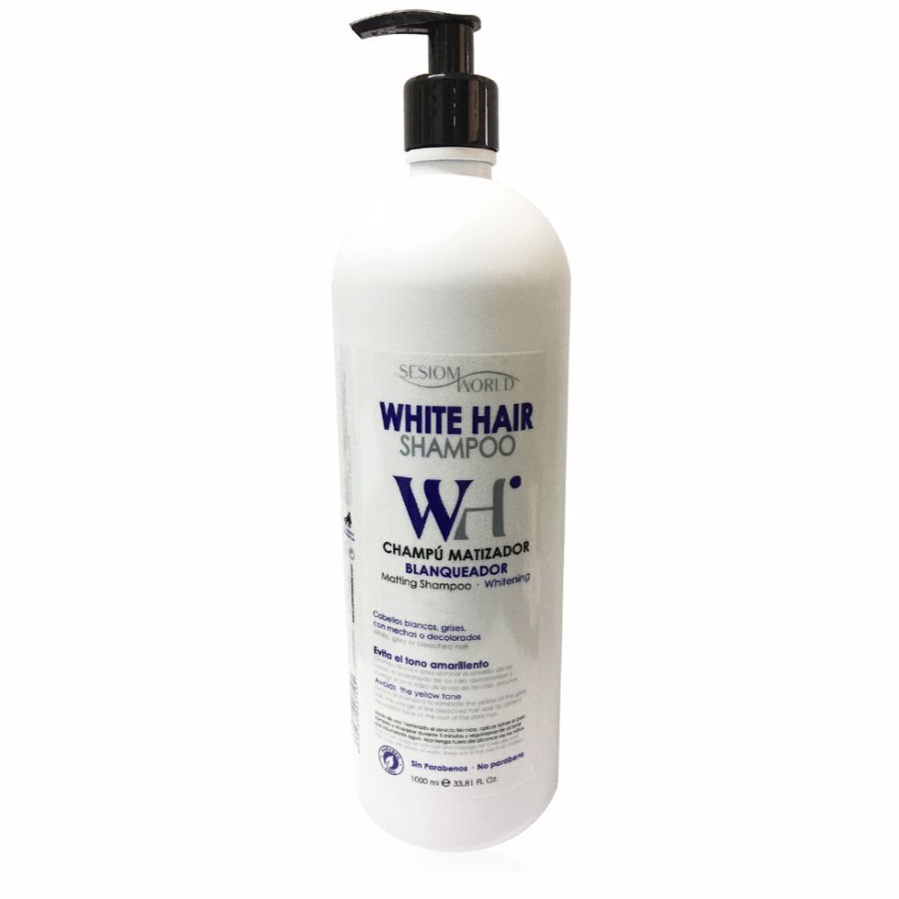 

Увлажняющий шампунь Champú Wh Silver Cabellos Blancos Litro Sesiom World, 1 л