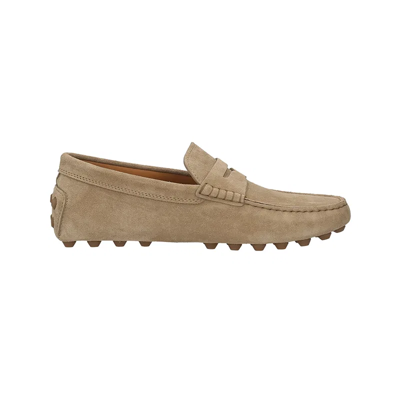 Лоферы Gommino из кожи бренда TOD'S светлый верблюжий — фото 3