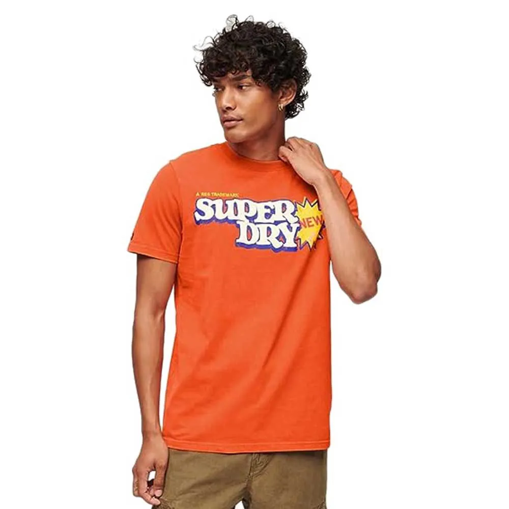 

Футболка с коротким рукавом Superdry Cooper 70´S Retro Logo, оранжевый