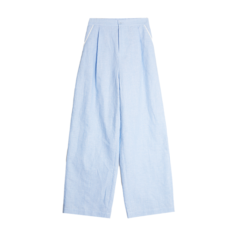 

ELLE Женские повседневные брюки в полоску, умеренный прямой крой