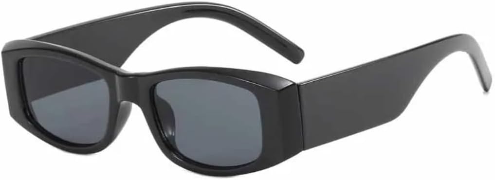 

Солнцезащитные очки с защитой UV400 | Маленькая оправа, линзы конфетного цвета | Для женщин и мужчин, для занятий спортом на открытом воздухе и вождения DSVIGF, Black Gray