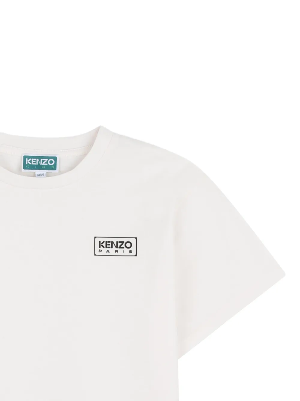 Футболка с логотипом Kenzo Kids, нейтральный — фото 3