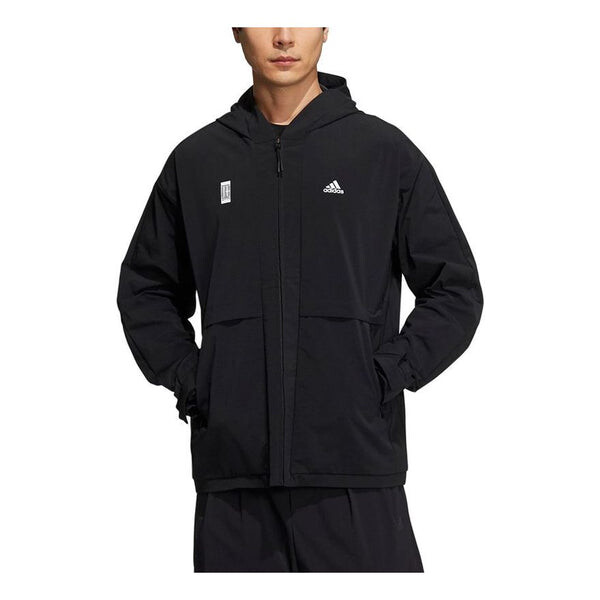 

Куртка Men's adidas Martial Arts Series Sports Logo Casual Hooded Jacket Black, мультиколор