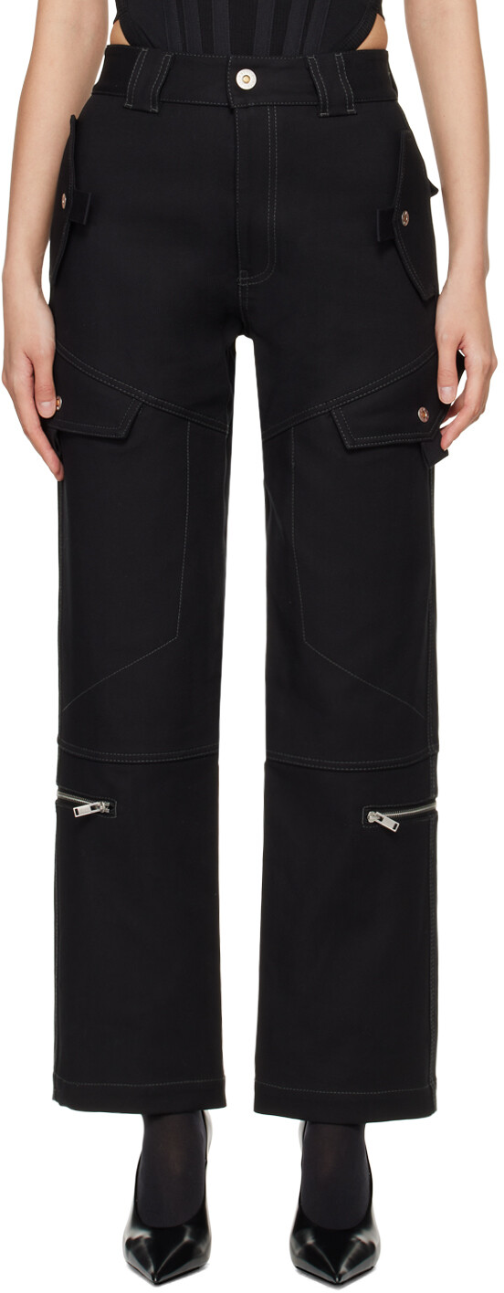 

Черные тактические брюки-карго Dion Lee, цвет Black
