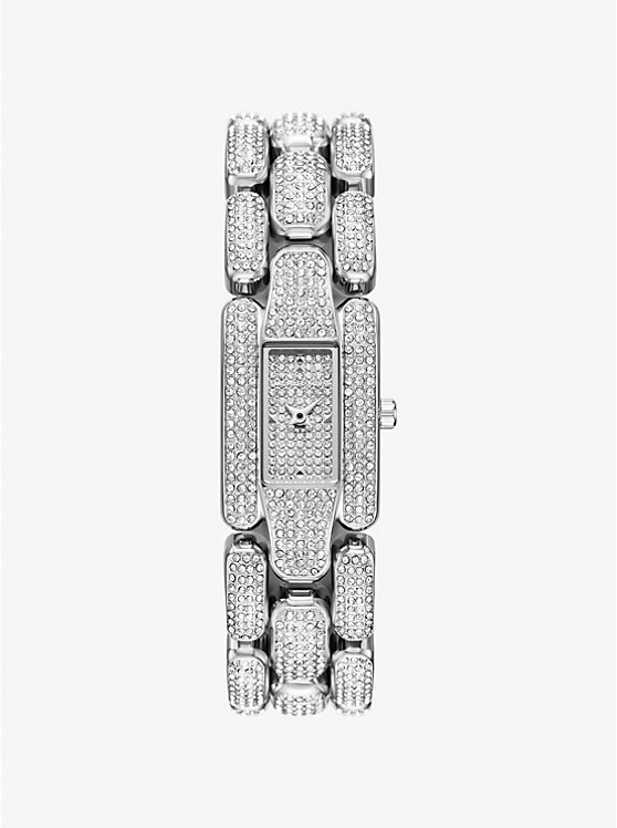 

Мини-часы Hally с инкрустацией в серебристом тоне Michael Kors, серебряный