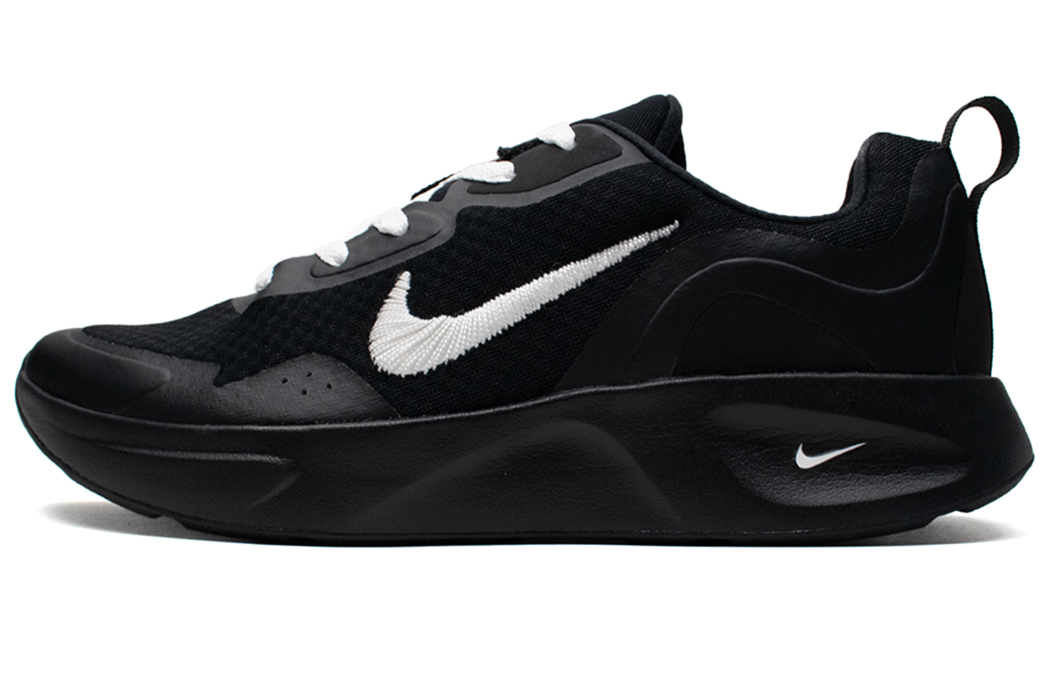 

Дышащие и легкие кроссовки Wearallday с низким верхом для бега по пересеченной местности, мужские, черные Nike, Black