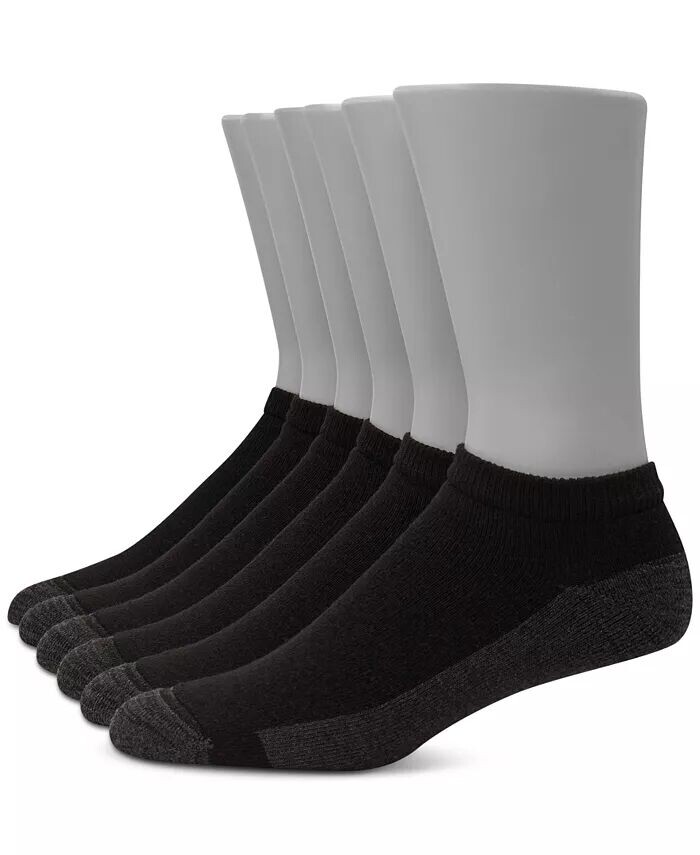 

Мужские 6-Пк. Низкие носки Ultimate Xtemp Ultra Cushion Hanes, черный