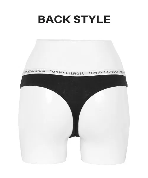 Трусы T-Back 3 шт. Tommy Hilfiger из переработанного хлопка, бежевый — фото 4
