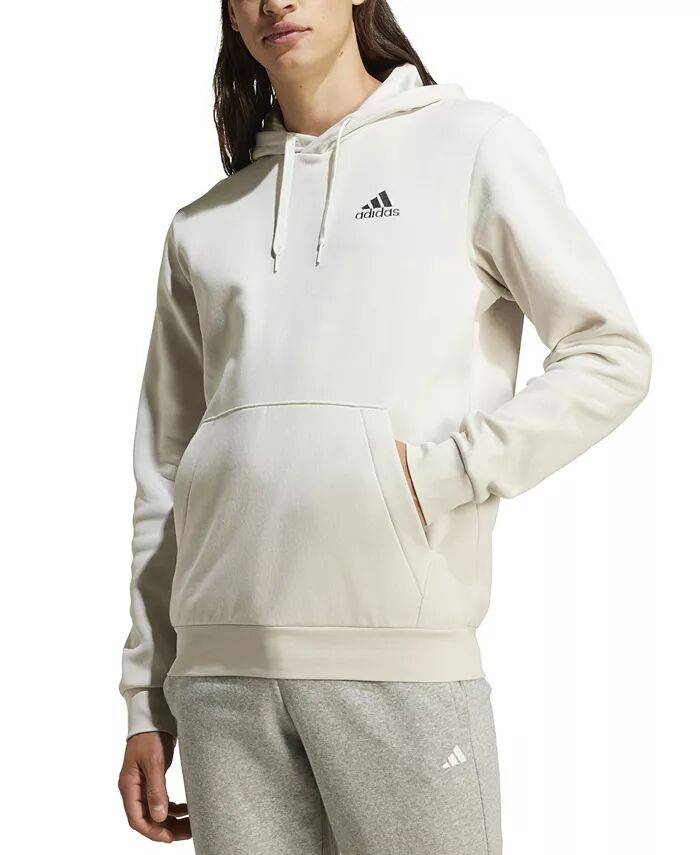 

Мужская флисовая толстовка с капюшоном Feel Cozy Essentials adidas, коричневый/бежевый