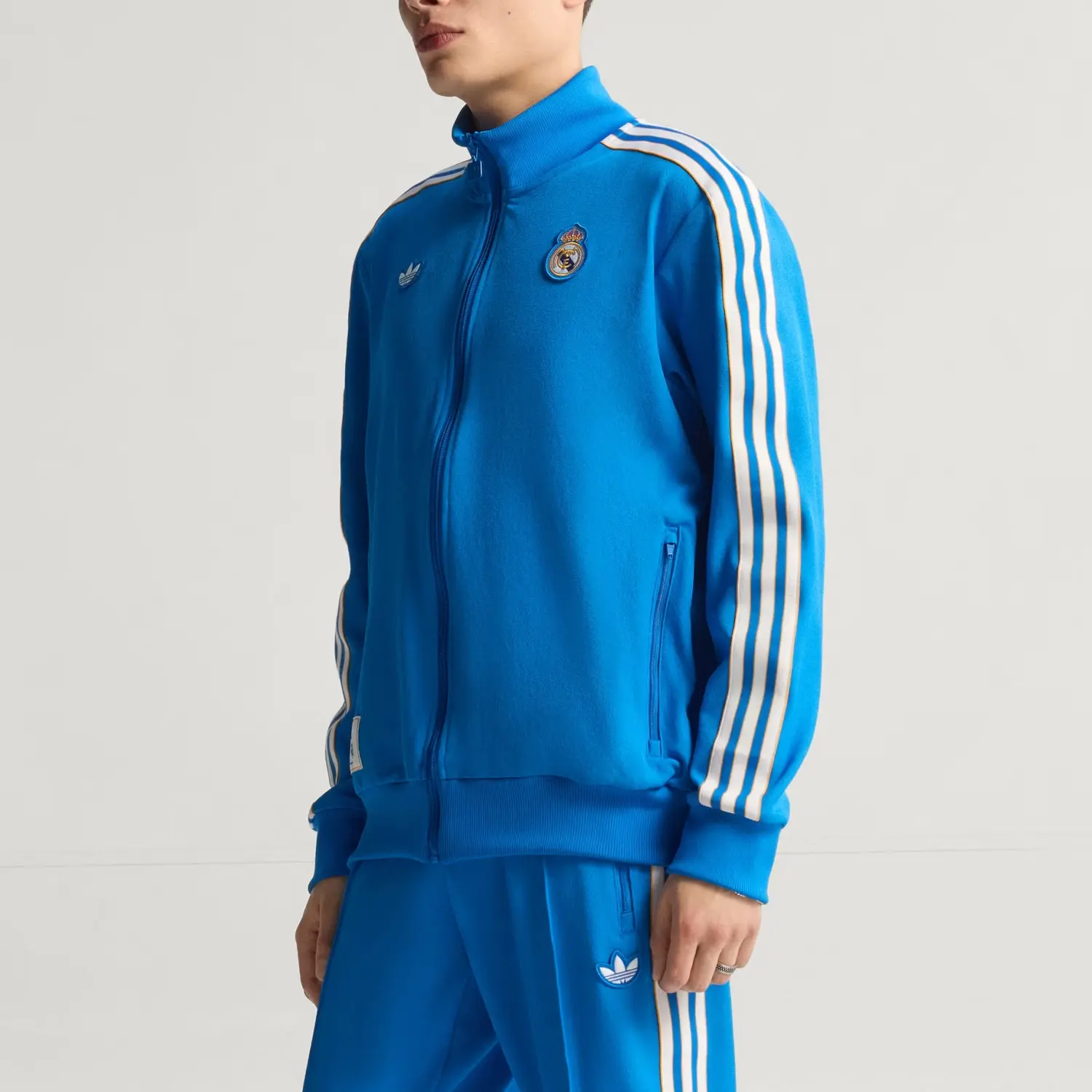 Adidas Originals Толстовка Реала Мадрид, Blue Bird/White — фото 3