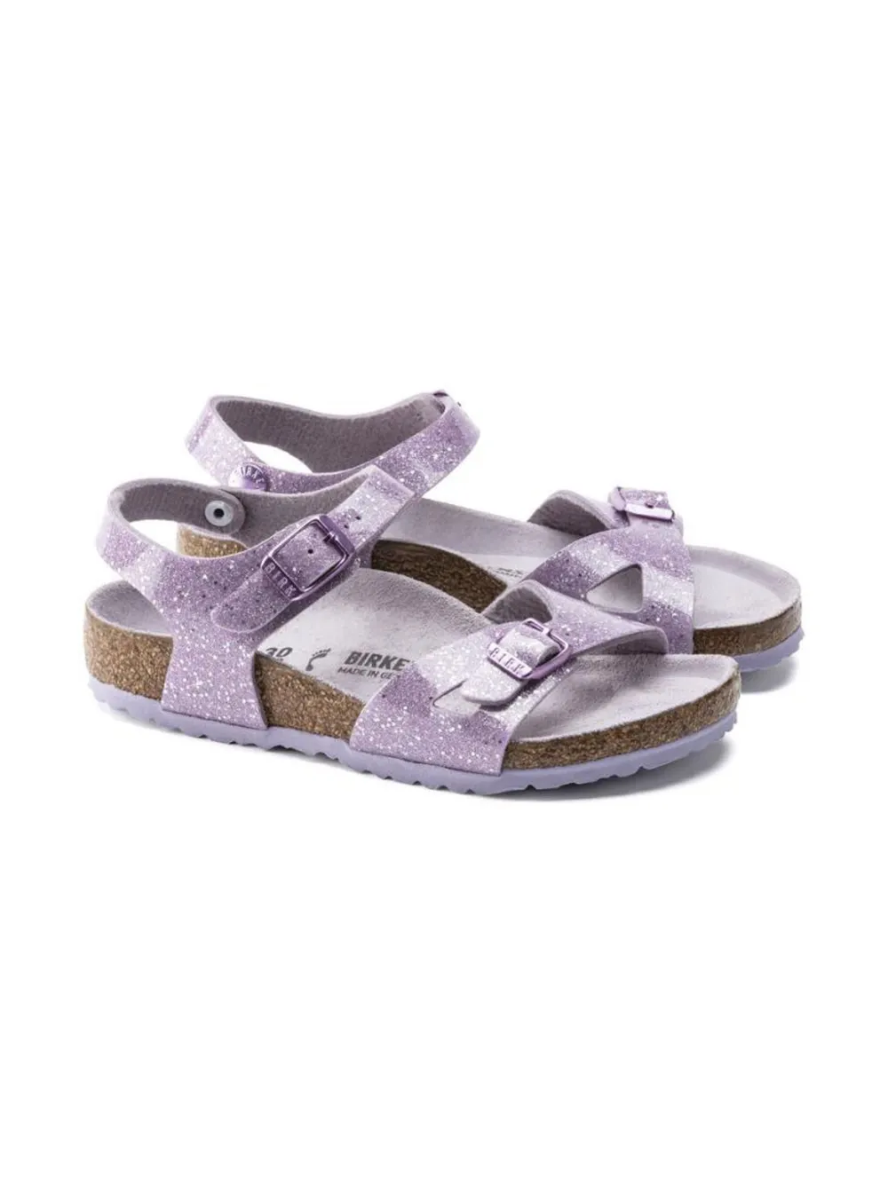 

Сандалии Rio с пряжками Birkenstock Kids, фиолетовый