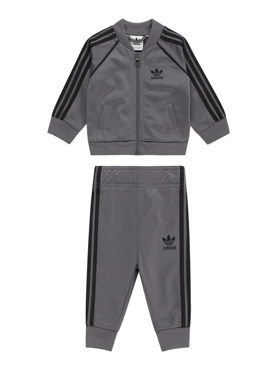 

Обычный спортивный костюм ADIDAS ORIGINALS Adicolor Sst, темно-серый