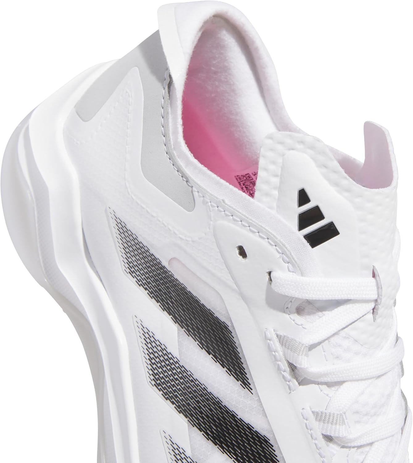 Бейсбольные кроссовки Adidas Boys Adizero Impact Turf, белый/черный — фото 2
