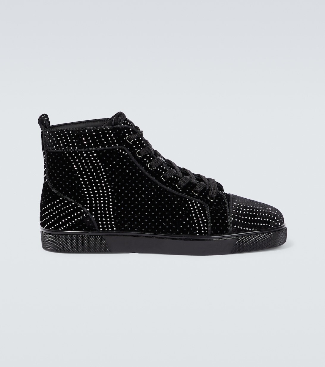 

Кроссовки Louis с замшевой отделкой Christian Louboutin, черный