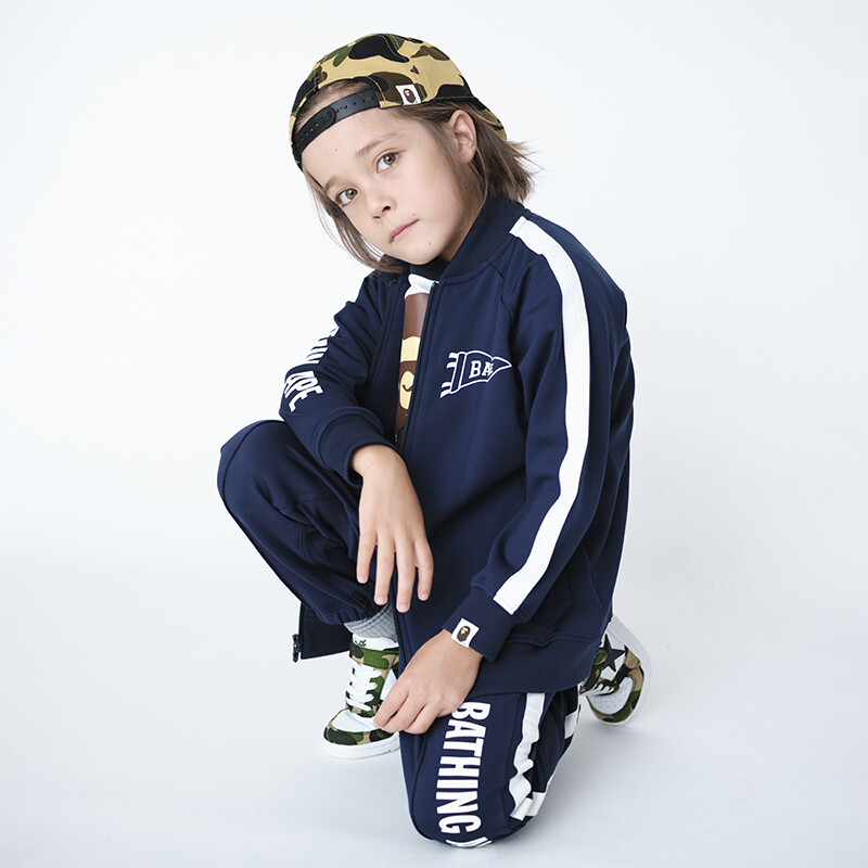 Детская толстовка A Bathing Ape, темно-синий — фото 3