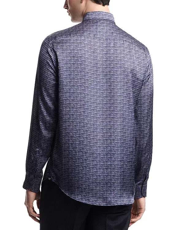 Спортивная рубашка Emporio Armani, Blue — фото 4