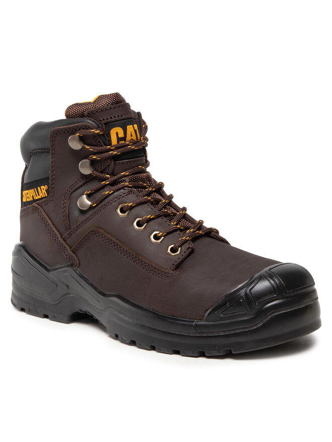 Ботильоны на шнуровке CAT Footwear Striver Bump St S3 P725098, коричневый — фото 3