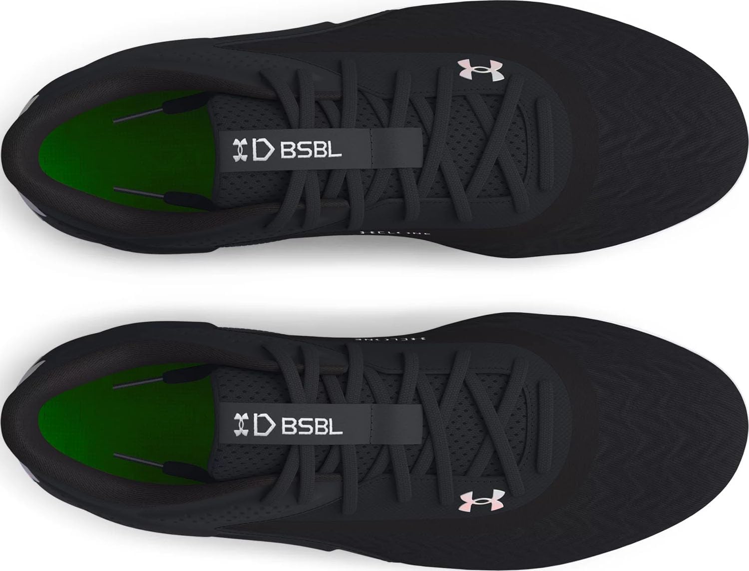 Under Armour мужские бейсбольные бутсы Yard Metal 3.0, (001) Black/Black/White — фото 2