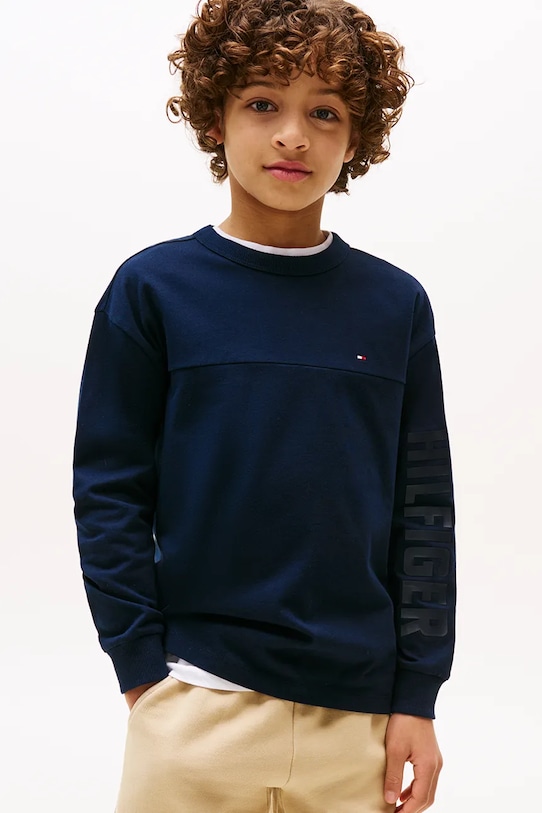 

Хлопковая толстовка Tommy Hilfiger, темно-синий