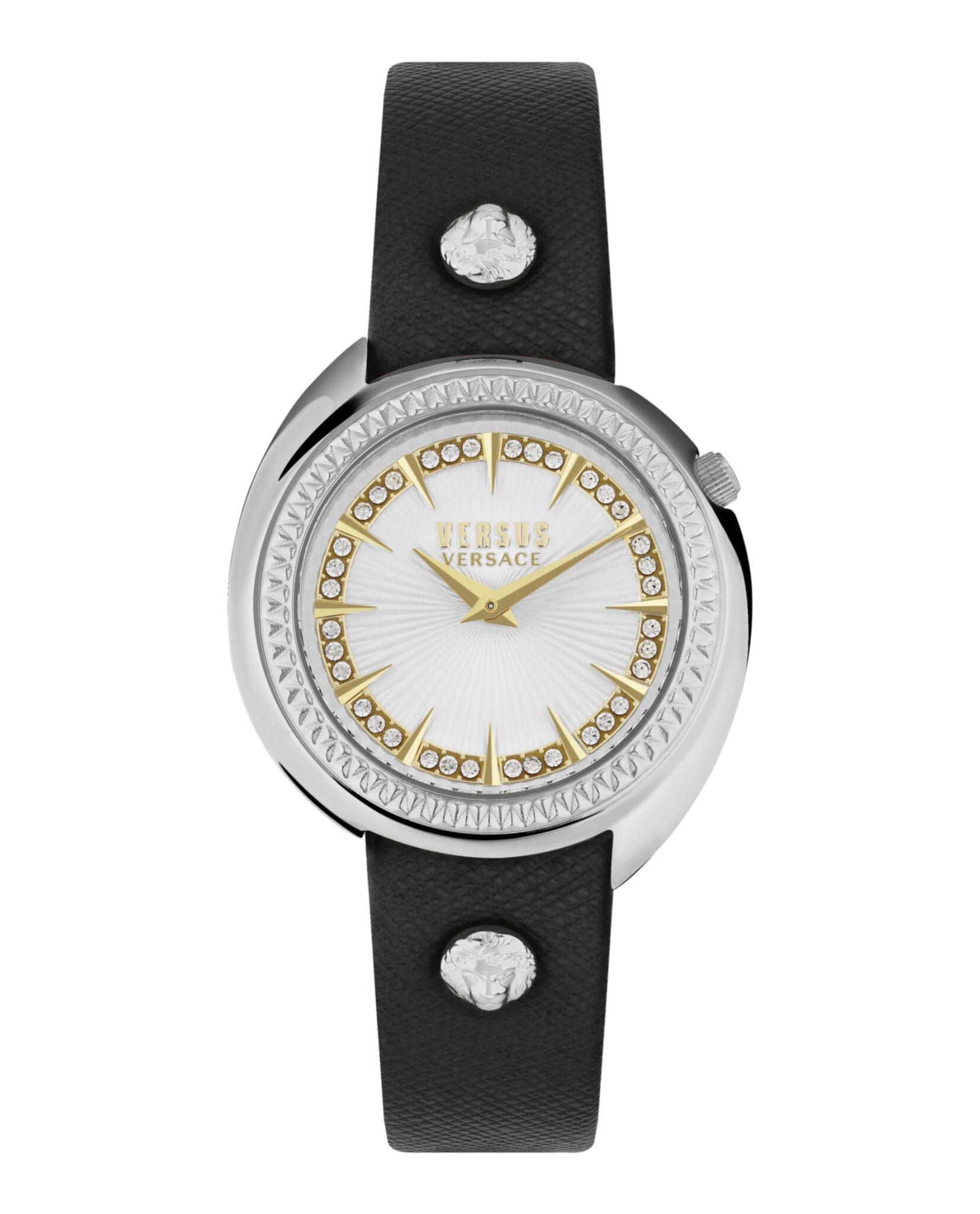 

Часы Tortona Crystal Strap Versus Versace, цвет black/stainless steel/silver