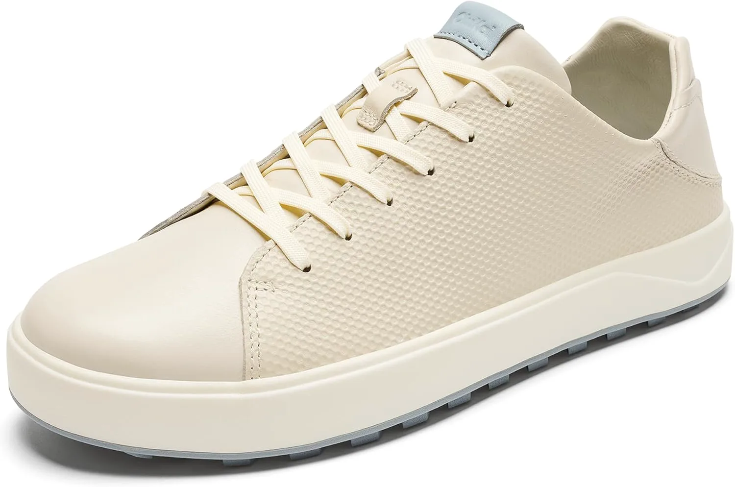 

Мужские гольф-туфли OLUKAI Wai'alae, без шипов, из мягкой кожи полного зерна с анатомической стелькой, водонепроницаемые и устойчевые к пятнам, белый/синий