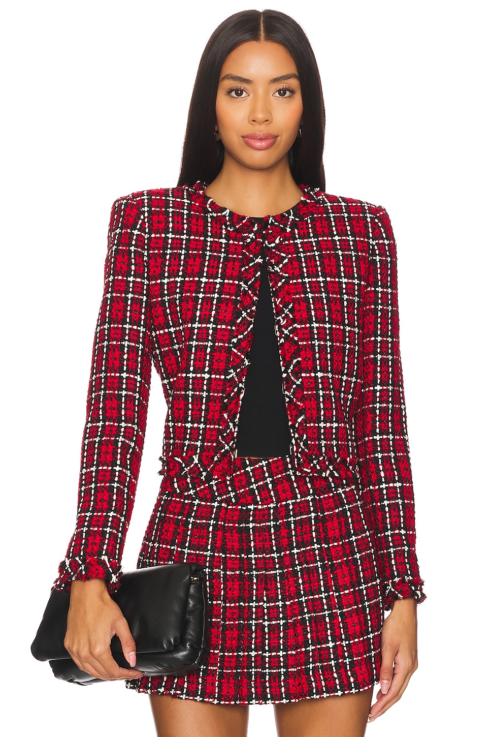 

Куртка кидман Alice + Olivia, красный