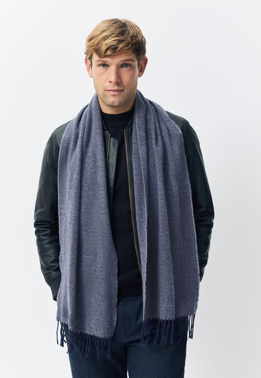 

Шарф Next Scarf, Navy Blue Herringbone/Blue