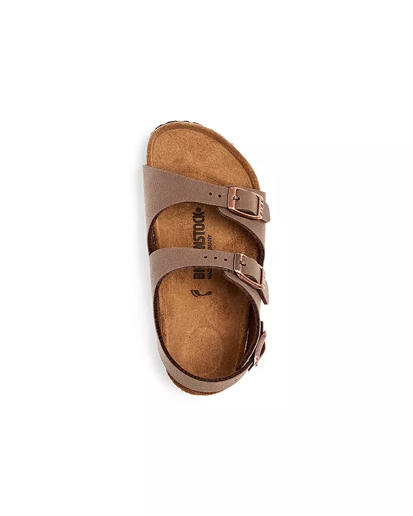 Сандалии Roma унисекс для малышей Birkenstock, коричневый — фото 2