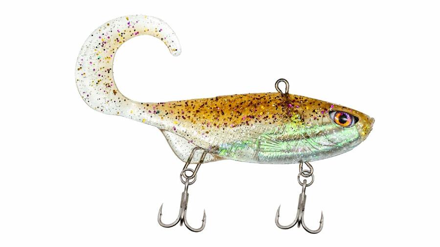 

CHASEBAITS Мягкая приманка - Curly Vibe HEAVY - 8,5 см / 23 г - 09 Gold Shiner