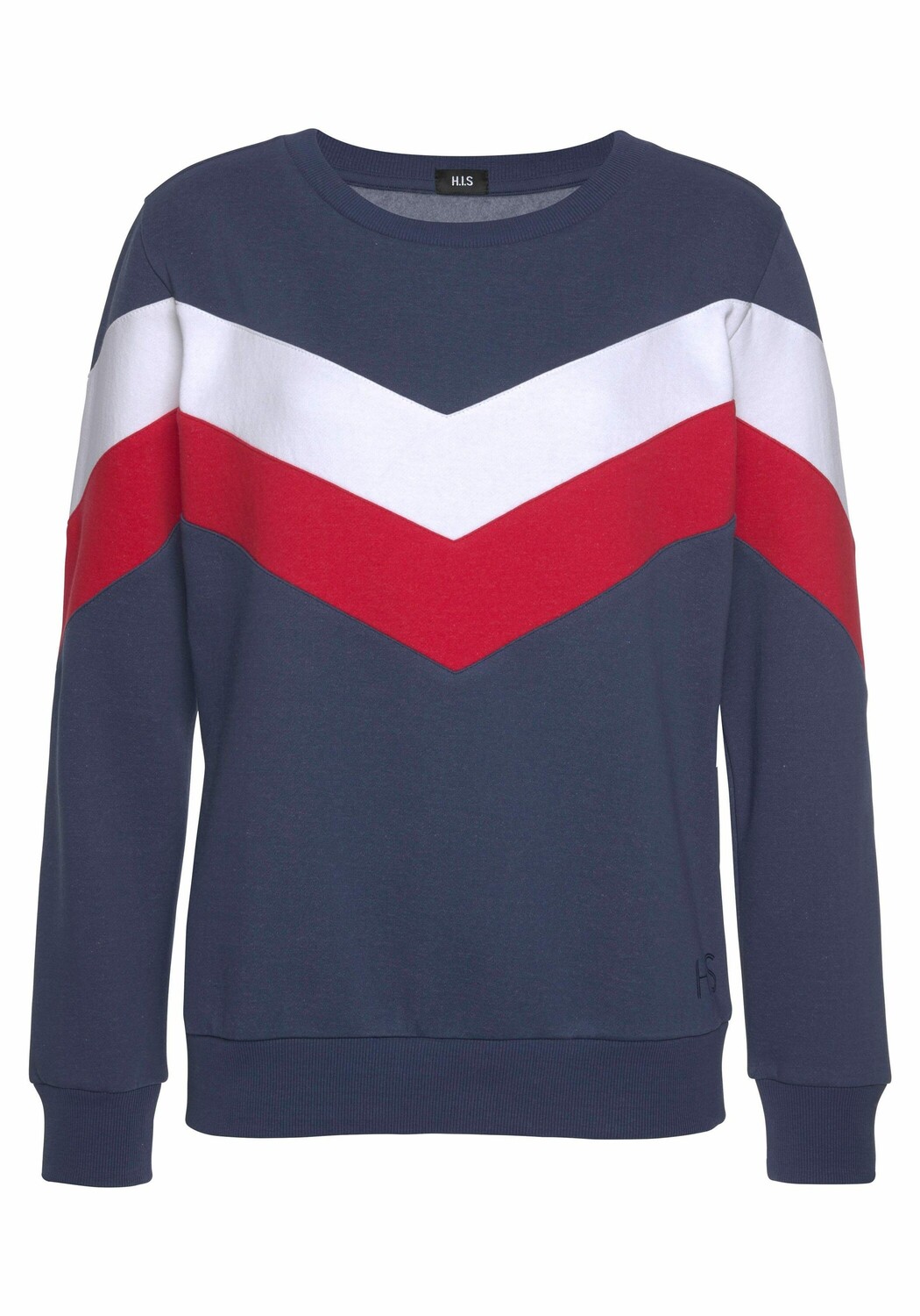 

Свитер H.I.S Sweatshirt, цвет marine-rot-weiß