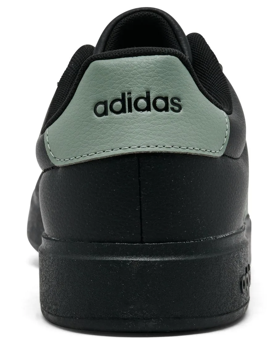 Мужские повседневные кроссовки Street Talk от Finish Line Adidas, черный, серебро зеленый — фото 4