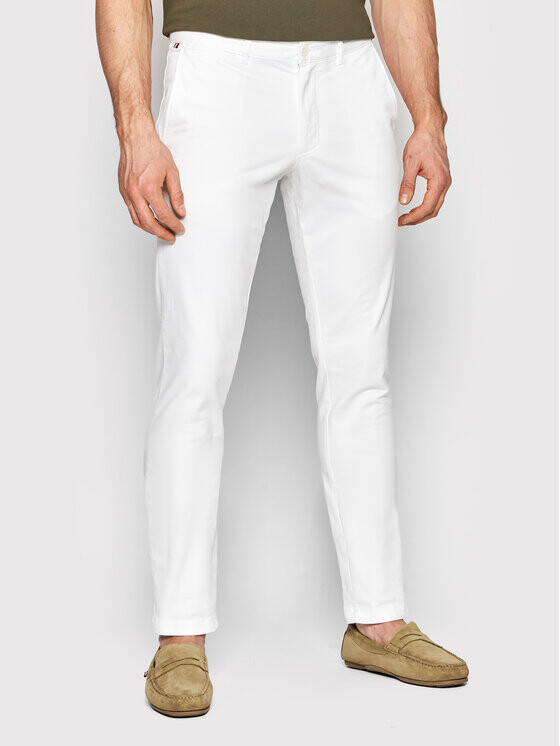 

Брюки-Чиносы slim fit Tommy Hilfiger, белый