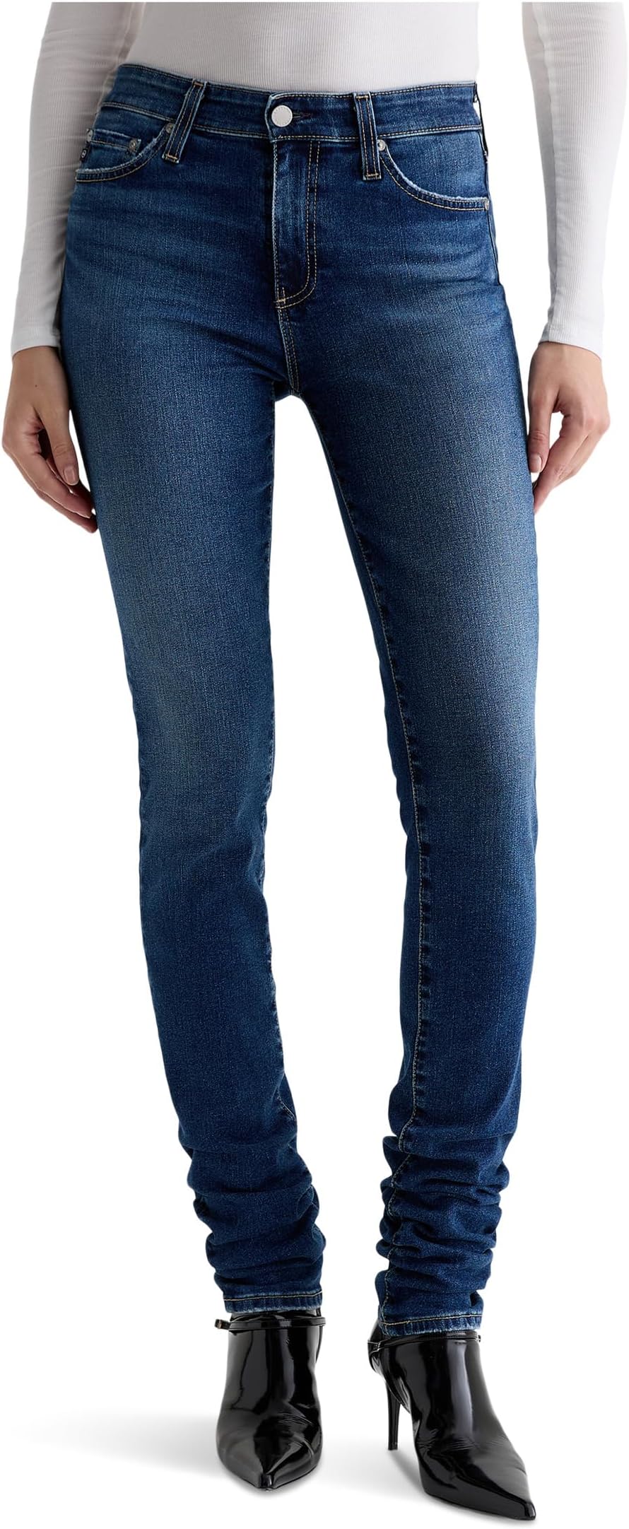 

Женские облегающие джинсы Viola средней посадки в цвете Forgotten AG Jeans, Forgotten