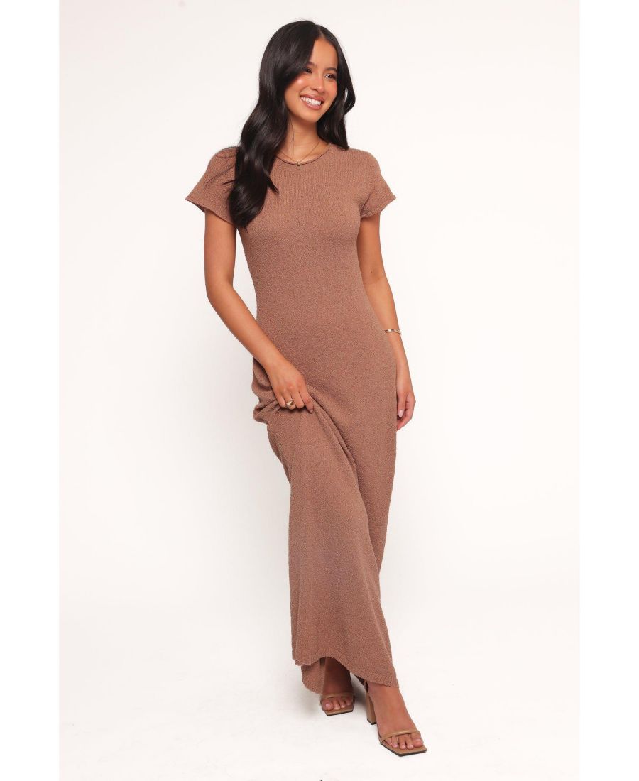 

Женское вязаное макси-платье Lowell Petal and Pup, Mocha