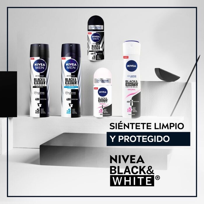 

Дезодорант Men Invisible For Black & White Deo Spray Nivea, 200 ml