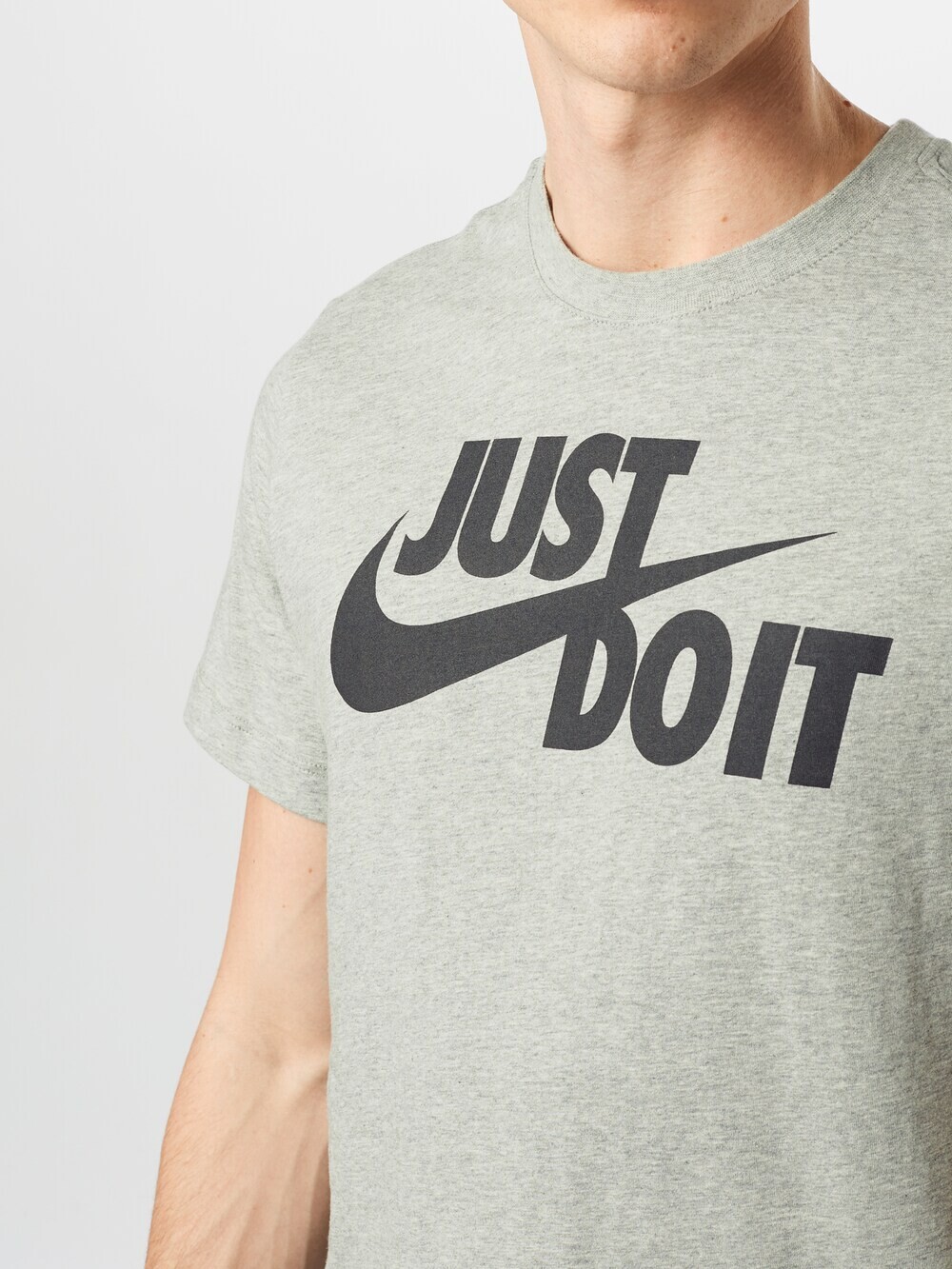 Футболка стандартного кроя Nike Sportswear Swoosh, пестрый серый — фото 3