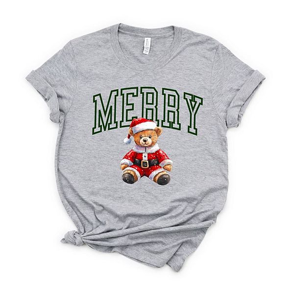 

Футболка с принтом Merry Bear Simply Sage Market, Heather Grey, Серый, Футболка с принтом Merry Bear Simply Sage Market, Heather Grey