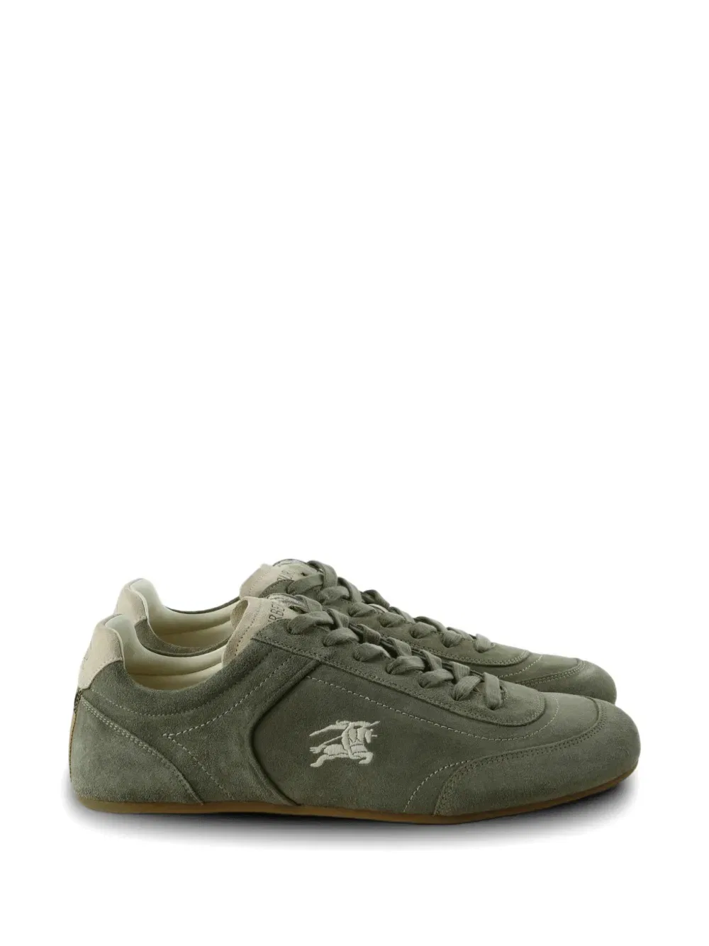 Кроссовки Knight Runner с вышитым логотипом Burberry, зеленый