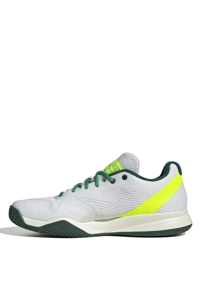 Мужские кроссовки для пиклбола, Pickleball Shoes Adidas, белый/черный/зеленый — фото 4