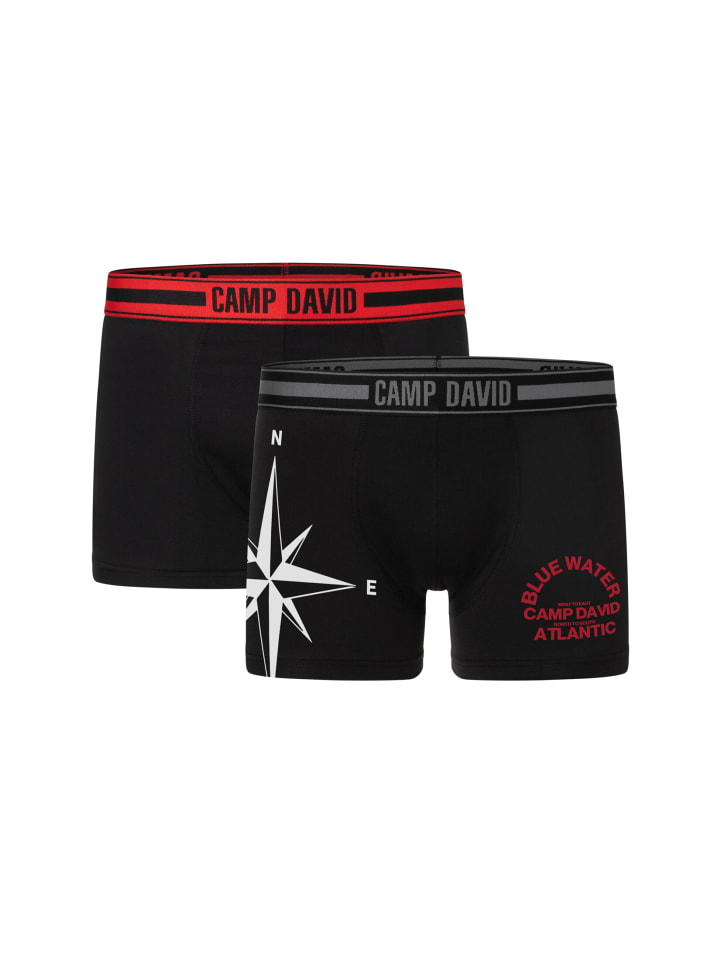 

Трусы боксеры CAMP DAVID , цвет black black