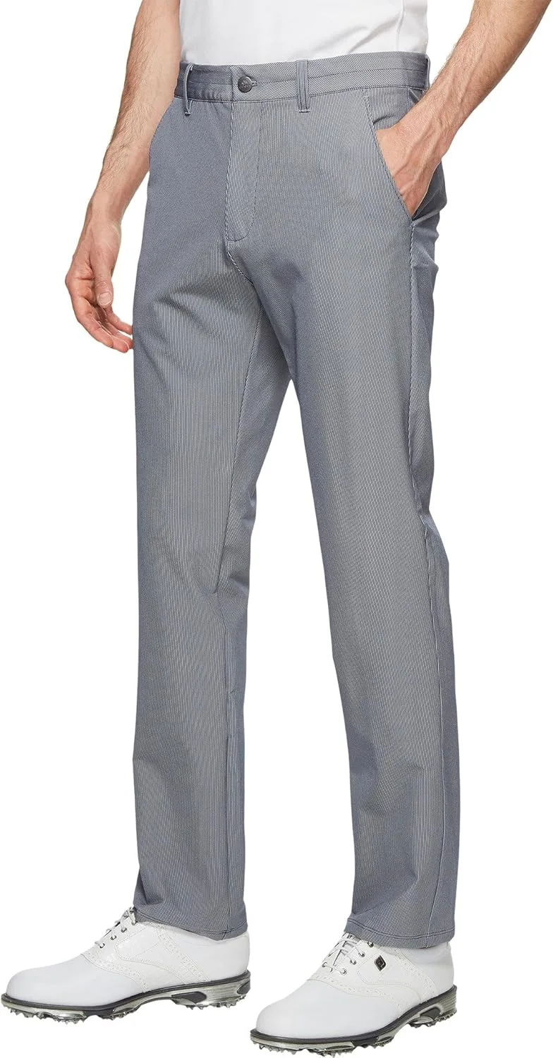 Брюки Adidas Golf Men's Ultimate 365 Twill Pinstripe, темно-синий — фото 2