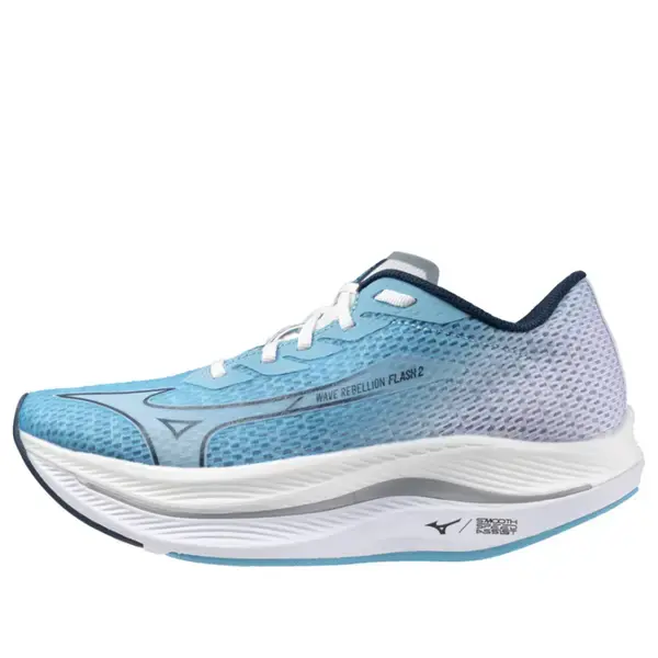 Кроссовки wave rebellion flash 2 'river blue' Mizuno, синий