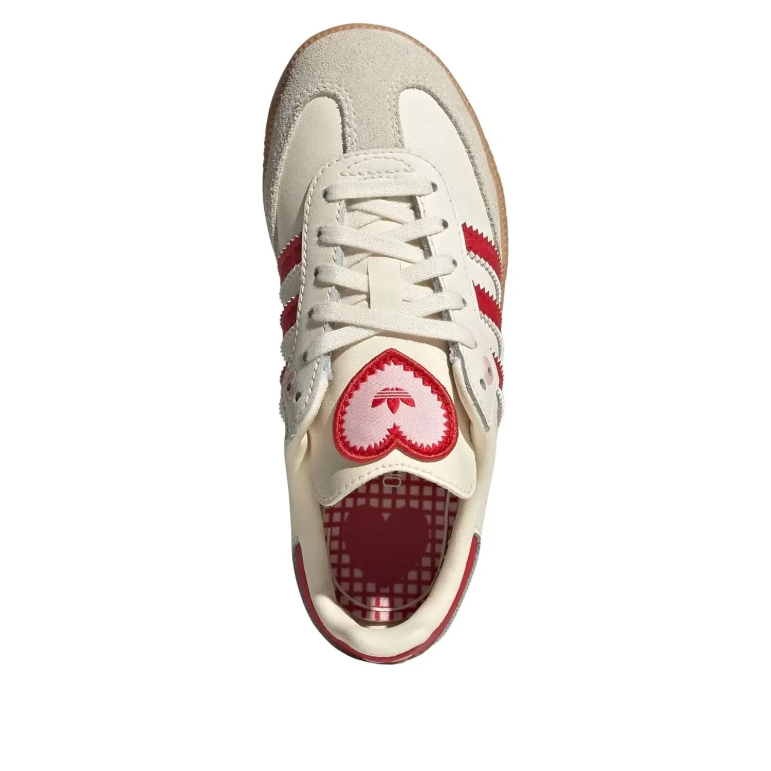 Кроссовки Adidas Samba OG «День святого Валентина» KI6681, красный — фото 4