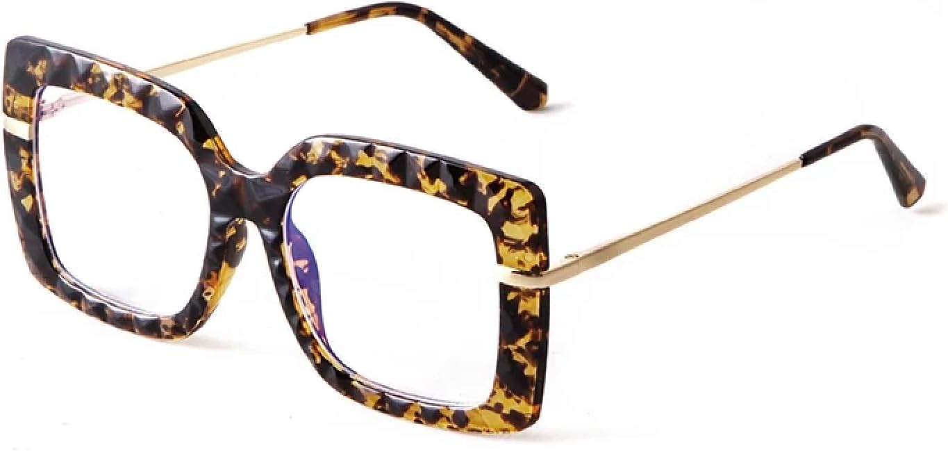 

Ретро-солнцезащитные очки большого размера прямоугольной формы для женщин и мужчин с бриллиантами, в толстой квадратной оправе, модные солнцезащитные очки для женщин WNCKSQ, C4 White Leopard