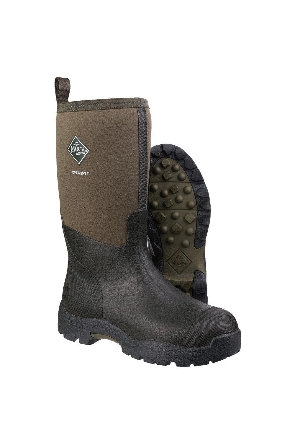 Женские резиновые сапоги Muck Boots Derwent II с рисунком, зеленый — фото 3